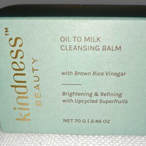 Kindness Beauty Oil to Milk Cleansing Balm with Brown Rice Vinegar